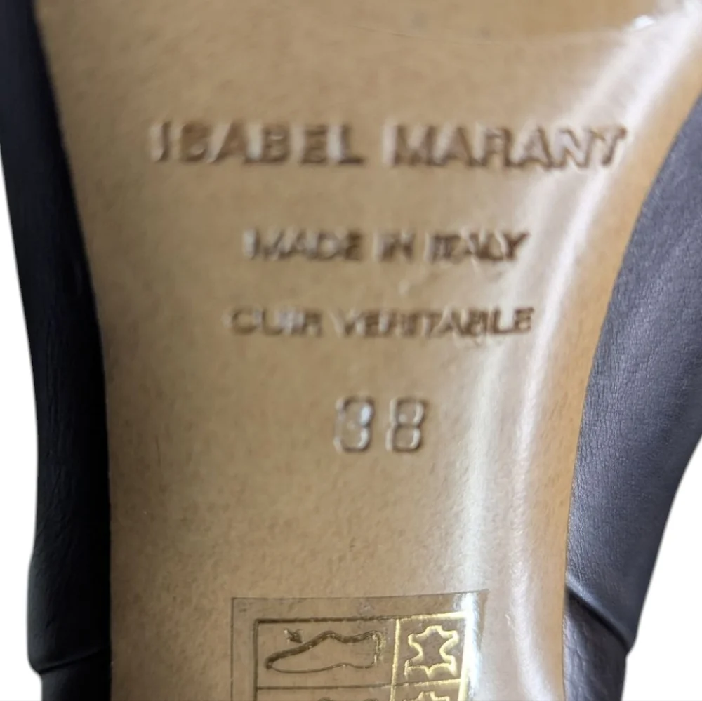 Isabel Marant Elegant Brown Leather Women's Boots...size EU 38/US 8
